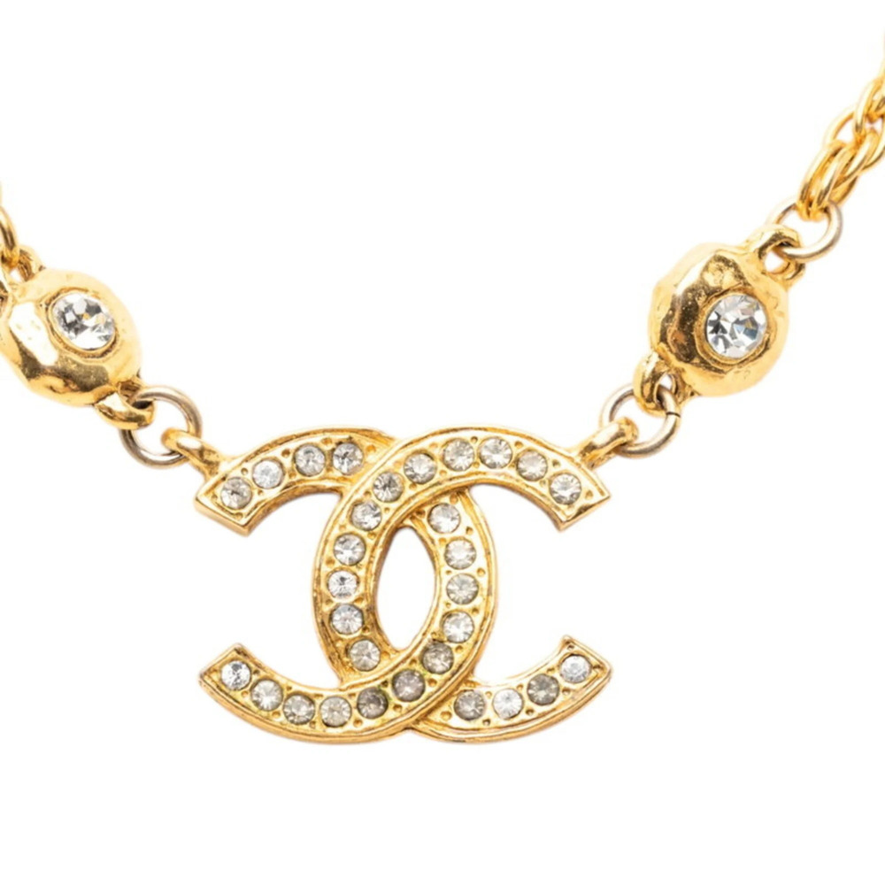 CHANEL Gold Logo Necklace - Picture 1 of 6